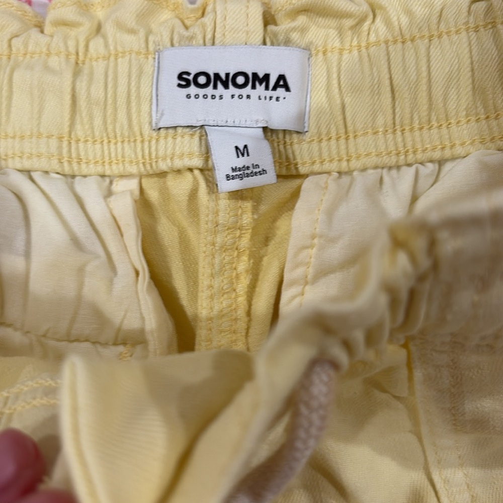 Sonoma light yellow denim like shorts - Picture 6 of 10